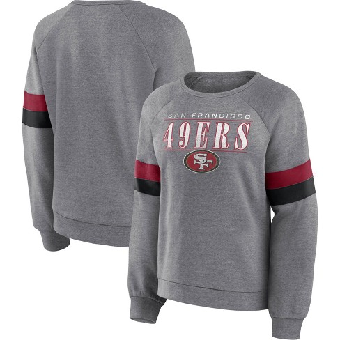 San Francisco 49ers Concepts Sport Women's Mainstream Hooded Long Sleeve V-Neck Top - Gray