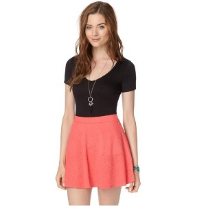 Aeropostale Womens Floral Texture Mini Skirt - 1 of 3