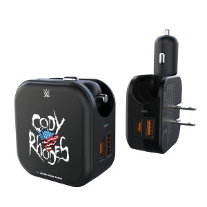WWE SuperStars (M) Clean 18-Watt 2 in 1 USB A/C Charger - 1 of 3