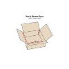Partners Brand Flat Corrugated Boxes 20" x 12" x 3" Kraft 25/Bundle (20123) - 2 of 4