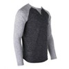 Men's 's Baseball Retro Contrast Long Sleeve Raglan T-shirt - ZIMEGO - 2 of 3