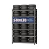 YONWAY 6-Layer Metal Storage Rack Adjustable partitions, sturdy and durable, easy to assemble for Kitchen Basement,77.44" H* 45.27" L * 15.74" D - 4 of 4