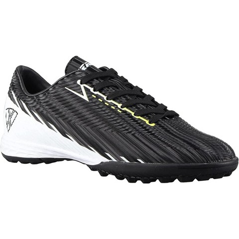 Vizari Men's Tesoro Turf Outdoor Soccer Shoes | for Teens and Adults - Black/White,6.5