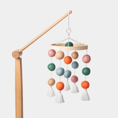  Decorative Crib Mobile Cute Wind Chime Rattle Toy Small Bee  Pendant Crib Bell Newborn Gift Felt Ball Decoration Wind Chime Toys Gift  for Baby Boys Girls : Toys & Games