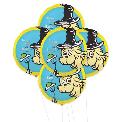 Birthday Express Dr. Seuss 5pc Foil Balloon Kit