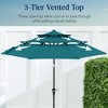Best Choice Products 10ft 3-Tier Patio Umbrella, Market Sun Shade w/ Tilt Adjustment, Easy Crank - 3 of 4