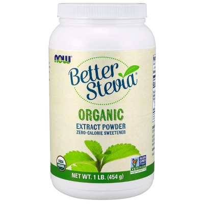 Photo 1 of **BEST BY 11/29**NOW Better Stevia Certified Organic Extract Powder 1 lb (454 g) Pwdr