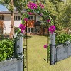 Lorna 55''Wx94''H Arch Metal Garden Trelli,Flower Support Tiered Planters For Climbing Plants,Outdoor Furniture Near Me -The Pop Home - 2 of 4