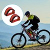 Unique Bargains Bike Pedal Straps Toe Clips Straps Adjustable Anti-Slip Bicycle Feet Straps Red 1 Pair - 2 of 4