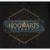 Hogwarts Legacy Hexagon Logo Long Sleeve Men's Black Hooded Sweatshirt - 2 of 3