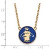 Black Bow Jewelry 14k Yellow Gold Plated Sterling Silver Theta Phi Alpha Greek Life Necklace 18 Inch - 3 of 4