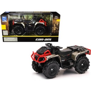 Can-Am Outlander XMR 1000R ATV Black and Gold Diecast Model by New Ray - 1 of 3