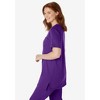 Woman Within Plus Size 7-Day Short-Sleeve Baseball Tunic - 4 of 4