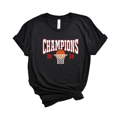 Simply Sage Market Women's College Basketball 2024 Champions NC Short Sleeve Graphic Tee