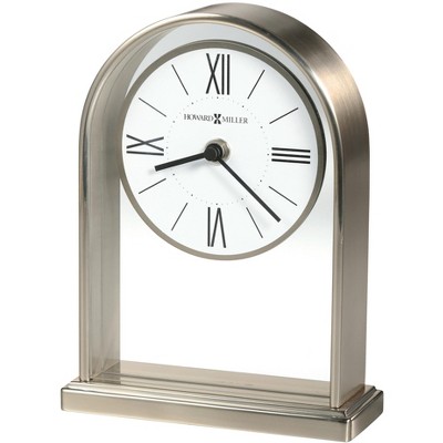 Howard Miller 645826 Howard Miller Jefferson Tabletop Clock 645826 Nickel