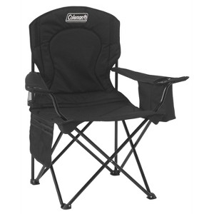 Coleman Quad Portable Camping Chair With Built in Cooler Black Target