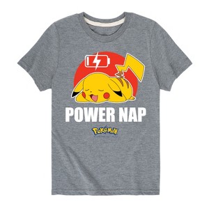Boys' - Pokémon - Power Nap Short Sleeve Graphic T-Shirt - 1 of 4