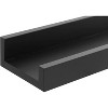 Kiera Grace (Set of 4) 23" Drea Wall Shelves Black: Modern Floating Storage, Decorative MDF Composite - 4 of 4