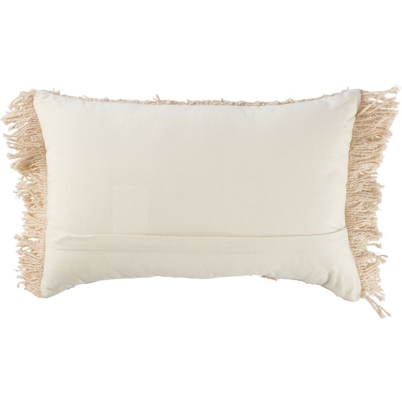 Primitives by Kathy Neutral Fringe Rectangle Pillow, 3 of 7