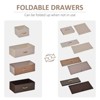 Munora 5-Drawer Chest Dresser - 22.75" W x 11.5" D x 39" H Storage Organizer with Steel Frame & MDF Top, Maple Wood Finish - 4 of 4