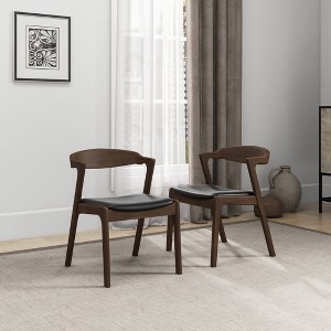 NicBex Solid Wood Round Dining Table with Smooth Finish for Kitchen Dining Room Circle Dinner Pedestal Table - 1 of 4