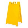 Plasticade 130-Y Signicade A Frame Plain Portable Folding Sidewalk Sign, Yellow - image 2 of 4