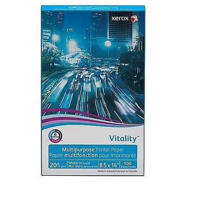 Xerox Vitality 8.5" x 14" Multipurpose Paper 20 lbs 92 Brightness 234096