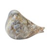 HomeRoots Set of Two Brown Blue And Ivory Faux Marble Bird Figurines - 4 of 4