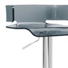 ORRD Rania Gray & Chrome Finish Adjustable Stool W/Swivel - 2 of 4