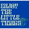 Men's Star Wars: The Mandalorian Grogu Enjoy the Little Things T-Shirt - 2 of 4
