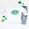 Simply Sage Market Women's Graphic Sweatshirt Lucky Vibes Distressed - 3 of 3
