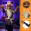 Joyfy 70'' Halloween Standing Scarecrow Decoration, Scary Animated Decor Prop with Motion for Yard Farm Lawn Garden Outdoor Indoor Haunted House Decor - 3 of 4