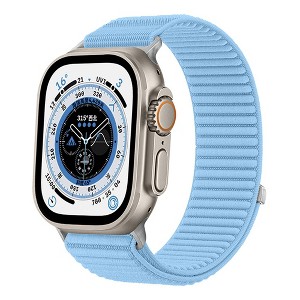 HTUTWOO Nylon Loop Apple Watch Band, Sport Woven Strap 38/40/41/42/44/45/49mm for iWatch Series 11 10 9 8 7 6 5 4 3 2 1 SE Ultra for Women Men - 1 of 4