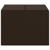 vidaXL Garden Storage Box Brown 76.9 Gal Poly Rattan - 4 of 4