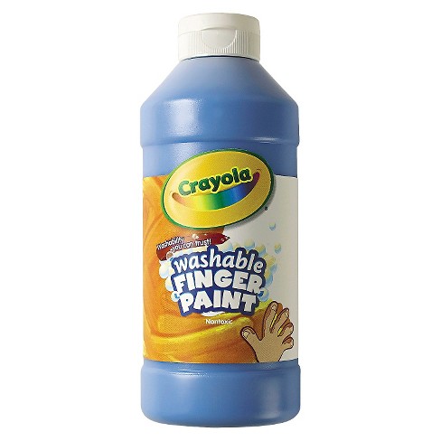 Crayola 16oz Washable Fingerpaint - Blue : Target