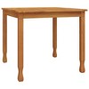 vidaXL Patio Dining Table 33.5 in.x33.5 in.x29.5 in. Solid Wood Teak - 2 of 4