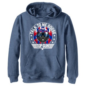 Boy's Top Gun Maverick Talk to Me Goose Pull Over Hoodie - 1 of 4