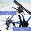 Aukfa 700c Hybrid Bike for Adults, 24-Speed Commuter Bicycle with Disc Brakes and Aluminum Frame, Urban Fitness City Bike for Men and Women - 2 of 4