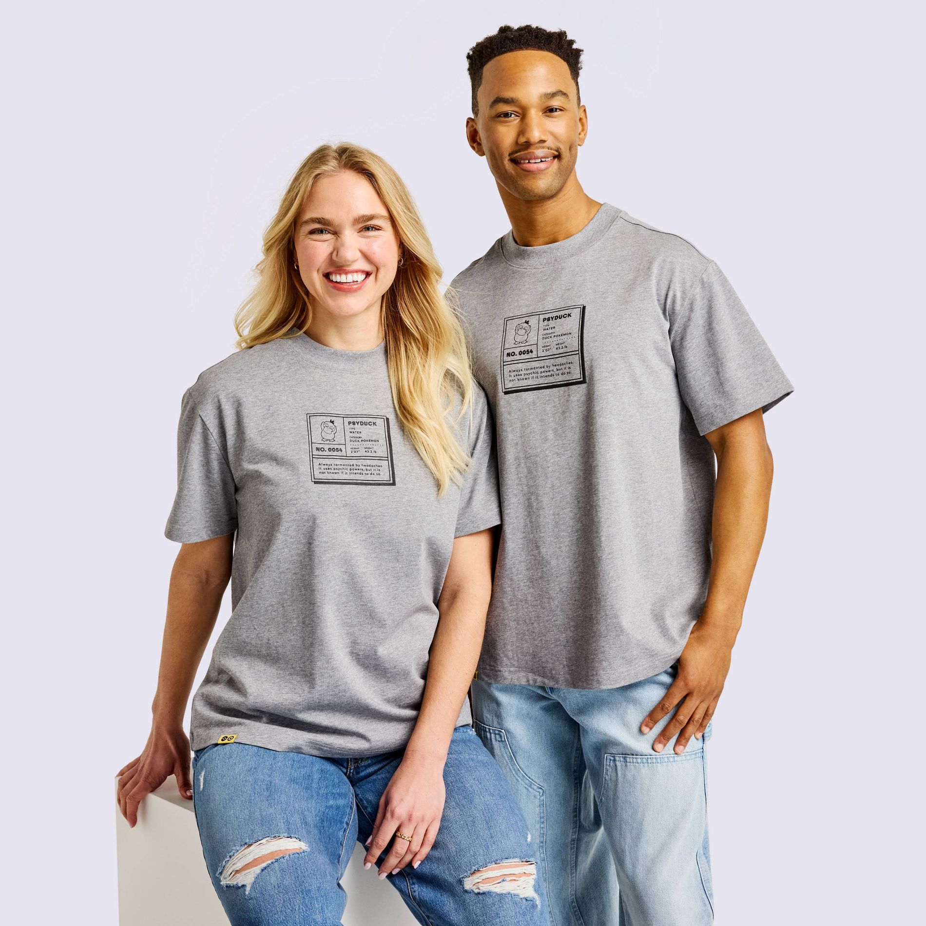 Adult Psyduck Print Short Sleeve Crewneck T-Shirt - Pokémon x Target