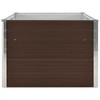 vidaXL Raised Garden Bed 63"x31.5"x17.7" Galvanized Steel Brown - 4 of 4