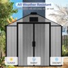 EROMMY Resin Outdoor Storage Shed With Floor - 2 of 4