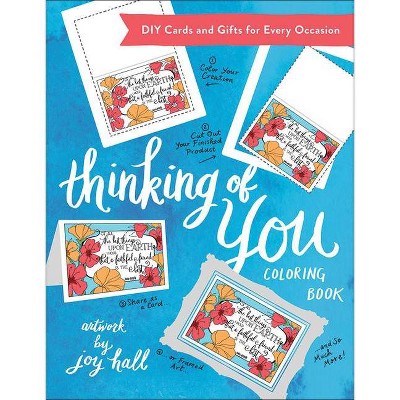 Thinking of You Coloring Book - (Colorful Greetings) (Paperback)