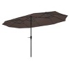 Ainfox 13ft Outdoor Patio Umbrella Double-sided Deck Pool Umbrella with 1.5 Inch Pole, Fade Resistant  for Porch, Market, Backyard - 4 of 4
