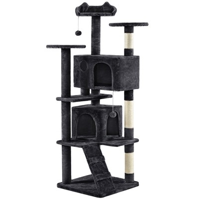 Black store cat tower