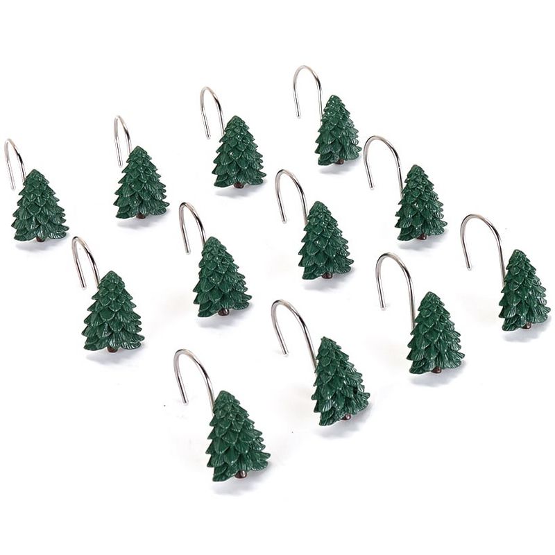 The Lakeside Collection Campsite Bathroom Collection - Set of 12 Shower Hooks 12 Pieces, 1 of 7