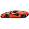 Lamborghini Countach LPI 800-4 Orange with Red Interior "Special Edition" 1/18 Diecast Model Car by Maisto - 3 of 3
