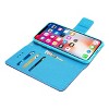 Reiko iPhone X/iPhone XS 3-in-1 Wallet Case in Purple - 3 of 4
