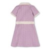 Girls' Organic Short Sleeve Collared Button Front Sweater Dress, Kids - 3 of 3