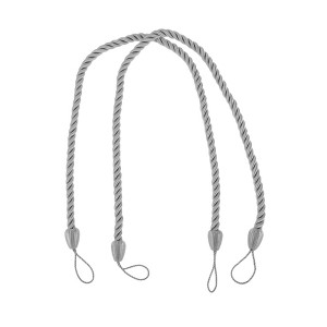 Unique Bargains Simple Tassel Curtain Tieback Polyester 2 Pcs - 1 of 3