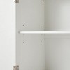 Sideboard Buffet Cabinet, Kitchen Pantry Storage Cabinet With 6 Compartments, Wave Texture, Magnetic Device, TV Cabinet For Living Room, Dining Room - 4 of 4